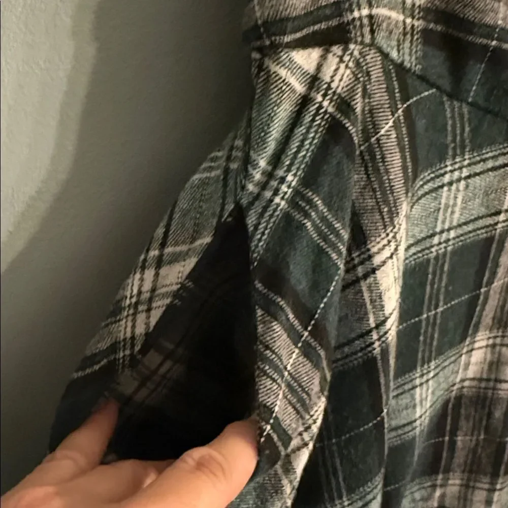 Plaid A-Line Vintage NWT Midi Skirt in Black watch Plaid Women’s L